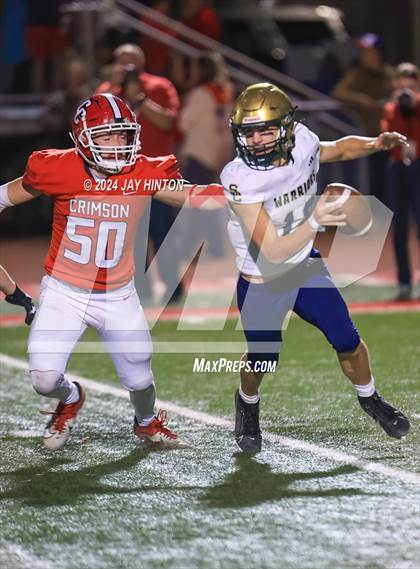 Thumbnail 3 in Snow Canyon @ Crimson Cliffs (UHSAA Class 4A Football Second Round) photogallery.
