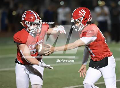 Thumbnail 2 in Snow Canyon @ Crimson Cliffs (UHSAA Class 4A Football Second Round) photogallery.