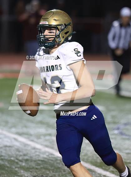 Thumbnail 1 in Snow Canyon @ Crimson Cliffs (UHSAA Class 4A Football Second Round) photogallery.
