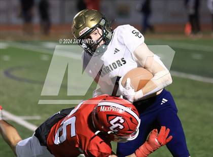 Thumbnail 2 in Snow Canyon @ Crimson Cliffs (UHSAA Class 4A Football Second Round) photogallery.