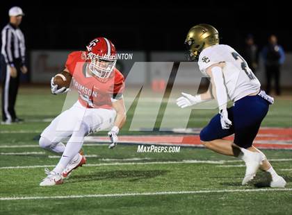 Thumbnail 2 in Snow Canyon @ Crimson Cliffs (UHSAA Class 4A Football Second Round) photogallery.