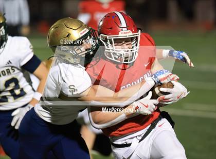 Thumbnail 1 in Snow Canyon @ Crimson Cliffs (UHSAA Class 4A Football Second Round) photogallery.