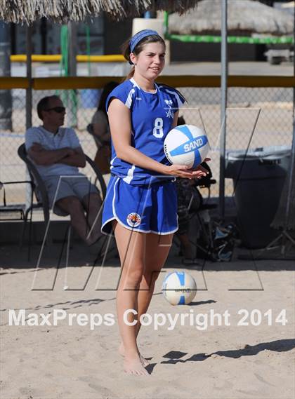 Thumbnail 2 in Queen Creek vs. Xavier College Prep (AIA D1 Semifinal) photogallery.