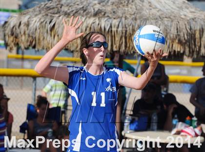 Thumbnail 3 in Queen Creek vs. Xavier College Prep (AIA D1 Semifinal) photogallery.