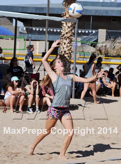Thumbnail 2 in Queen Creek vs. Xavier College Prep (AIA D1 Semifinal) photogallery.