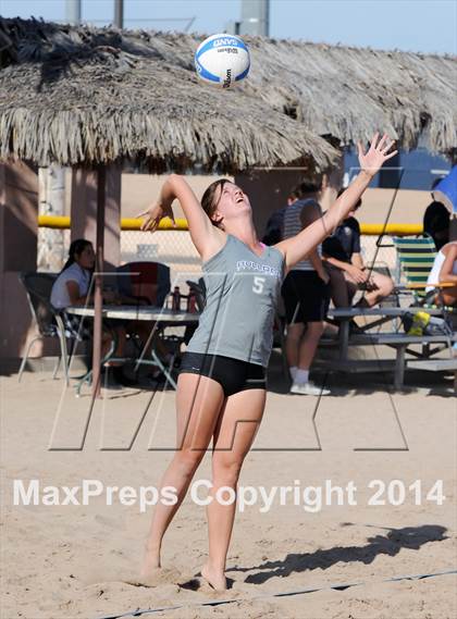 Thumbnail 2 in Queen Creek vs. Xavier College Prep (AIA D1 Semifinal) photogallery.
