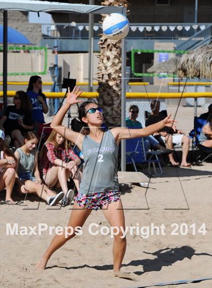 Thumbnail 1 in Queen Creek vs. Xavier College Prep (AIA D1 Semifinal) photogallery.