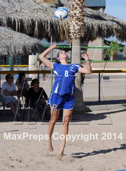 Thumbnail 1 in Queen Creek vs. Xavier College Prep (AIA D1 Semifinal) photogallery.