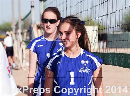 Thumbnail 2 in Queen Creek vs. Xavier College Prep (AIA D1 Semifinal) photogallery.
