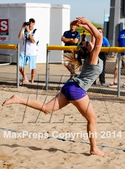 Thumbnail 2 in Queen Creek vs. Xavier College Prep (AIA D1 Semifinal) photogallery.
