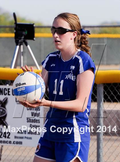 Thumbnail 2 in Queen Creek vs. Xavier College Prep (AIA D1 Semifinal) photogallery.