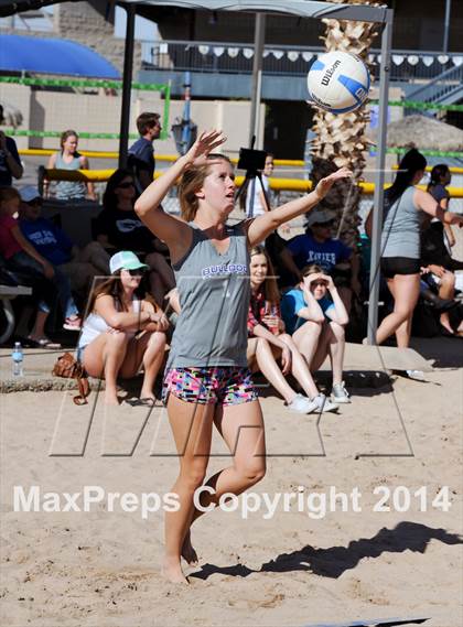 Thumbnail 1 in Queen Creek vs. Xavier College Prep (AIA D1 Semifinal) photogallery.