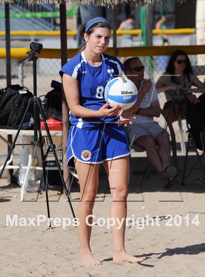 Thumbnail 2 in Queen Creek vs. Xavier College Prep (AIA D1 Semifinal) photogallery.
