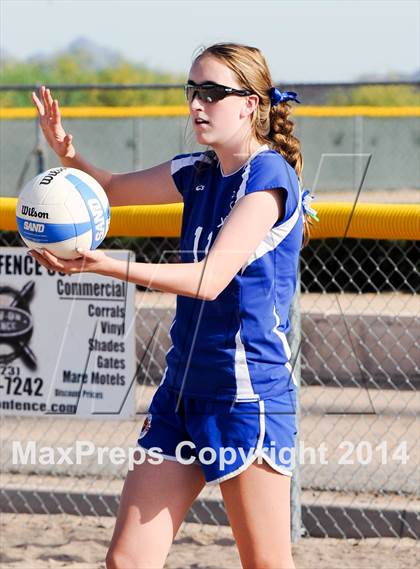Thumbnail 3 in Queen Creek vs. Xavier College Prep (AIA D1 Semifinal) photogallery.