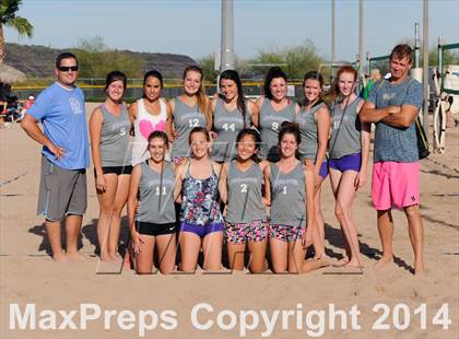 Thumbnail 3 in Queen Creek vs. Xavier College Prep (AIA D1 Semifinal) photogallery.