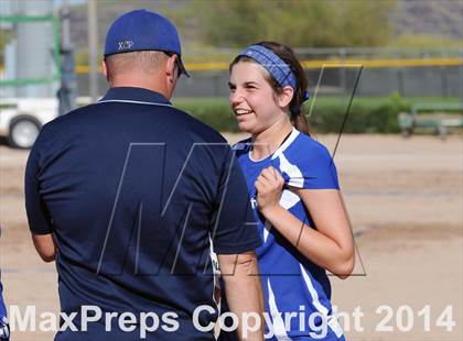 Thumbnail 2 in Queen Creek vs. Xavier College Prep (AIA D1 Semifinal) photogallery.