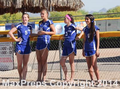 Thumbnail 2 in Queen Creek vs. Xavier College Prep (AIA D1 Semifinal) photogallery.
