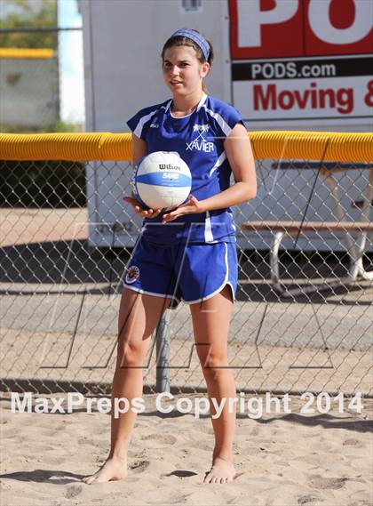 Thumbnail 2 in Queen Creek vs. Xavier College Prep (AIA D1 Semifinal) photogallery.