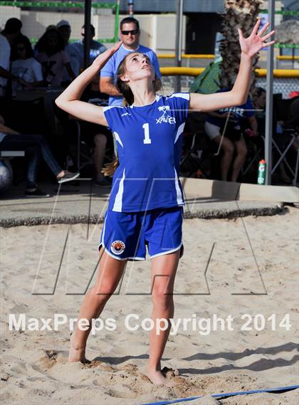 Thumbnail 3 in Queen Creek vs. Xavier College Prep (AIA D1 Semifinal) photogallery.