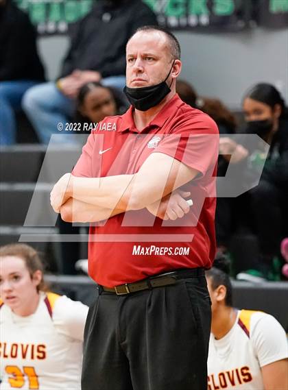 Thumbnail 3 in Clovis West vs. Lynwood (MLK Tournament) photogallery.