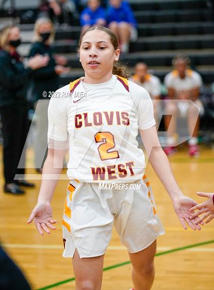 Thumbnail 3 in Clovis West vs. Lynwood (MLK Tournament) photogallery.