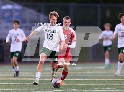 Thumbnail 1 in Skyline vs Newport (WIAA 4A District 1/2 Playoff) photogallery.