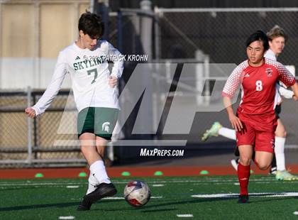Thumbnail 3 in Skyline vs Newport (WIAA 4A District 1/2 Playoff) photogallery.