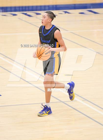 Thumbnail 2 in Prescott vs Mesquite (AIA 4A Round 1 Playoff) photogallery.