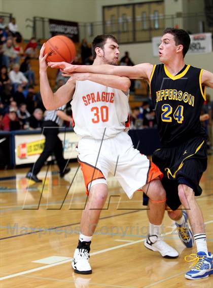 Thumbnail 3 in Jefferson vs Sprague (Les Schwab Invitational) photogallery.