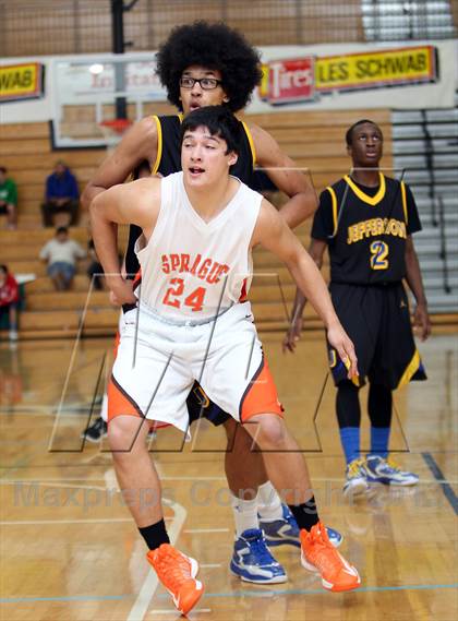 Thumbnail 1 in Jefferson vs Sprague (Les Schwab Invitational) photogallery.
