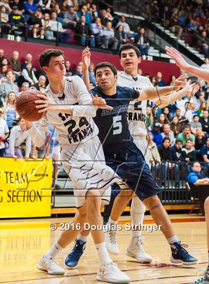 Thumbnail 2 in Saint Francis vs. Bellarmine College Prep (CIF CCS Open Division Final) photogallery.