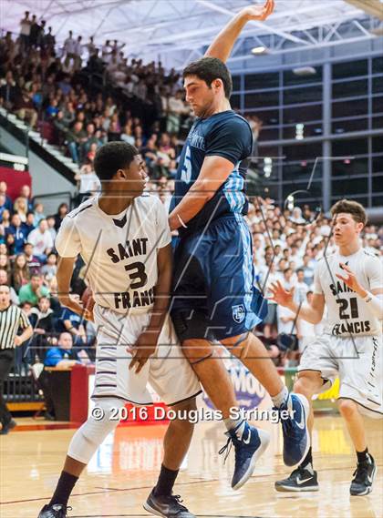 Thumbnail 3 in Saint Francis vs. Bellarmine College Prep (CIF CCS Open Division Final) photogallery.