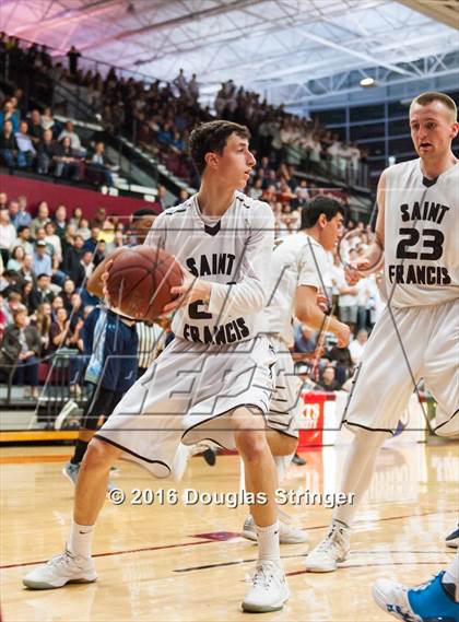 Thumbnail 2 in Saint Francis vs. Bellarmine College Prep (CIF CCS Open Division Final) photogallery.