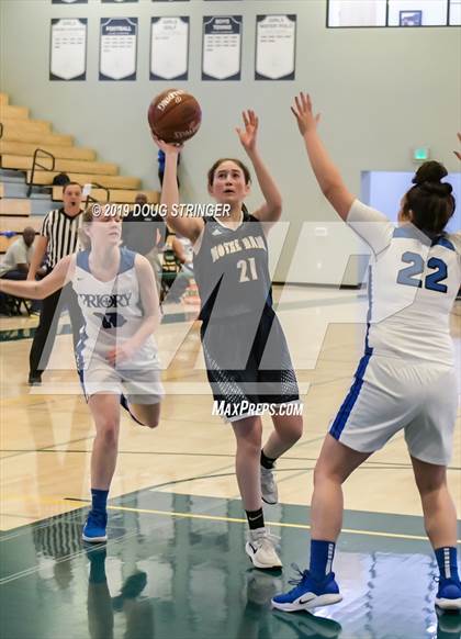 Thumbnail 2 in Woodside Priory vs. Notre Dame (CIF-CCS Division V Championships) photogallery.