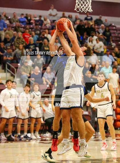 Thumbnail 2 in Brookeland vs. Perrin-Whitt (UIL Basketball 1A D1 Regional Final) photogallery.