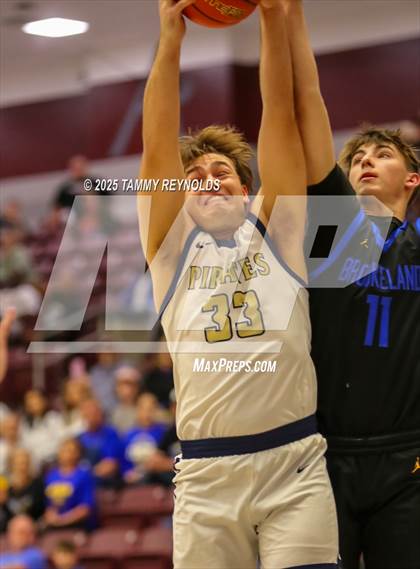 Thumbnail 1 in Brookeland vs. Perrin-Whitt (UIL Basketball 1A D1 Regional Final) photogallery.