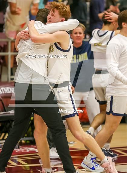 Thumbnail 2 in Brookeland vs. Perrin-Whitt (UIL Basketball 1A D1 Regional Final) photogallery.