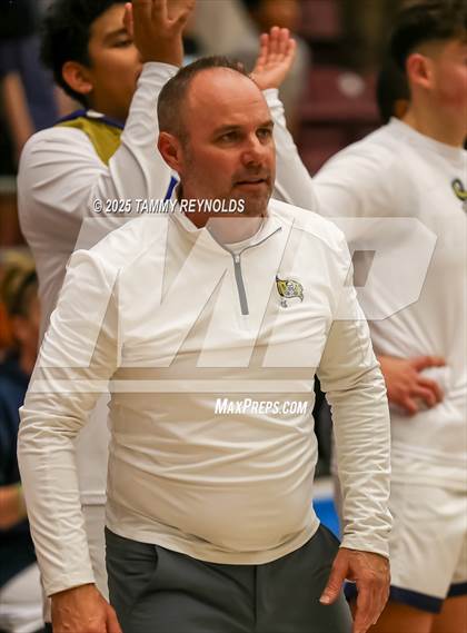 Thumbnail 1 in Brookeland vs. Perrin-Whitt (UIL Basketball 1A D1 Regional Final) photogallery.