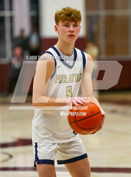 Thumbnail 3 in Brookeland vs. Perrin-Whitt (UIL Basketball 1A D1 Regional Final) photogallery.