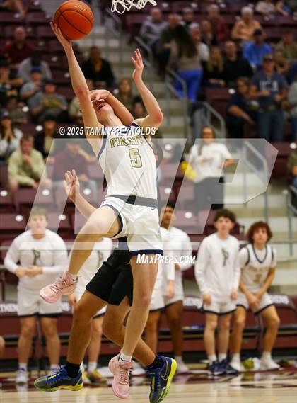 Thumbnail 1 in Brookeland vs. Perrin-Whitt (UIL Basketball 1A D1 Regional Final) photogallery.