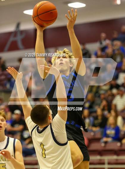 Thumbnail 2 in Brookeland vs. Perrin-Whitt (UIL Basketball 1A D1 Regional Final) photogallery.