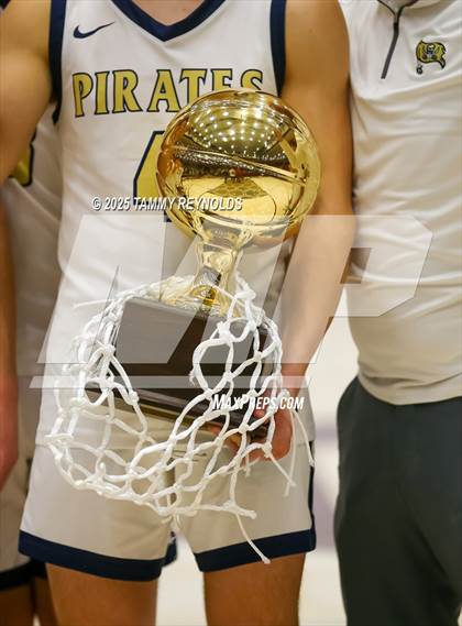 Thumbnail 1 in Brookeland vs. Perrin-Whitt (UIL Basketball 1A D1 Regional Final) photogallery.