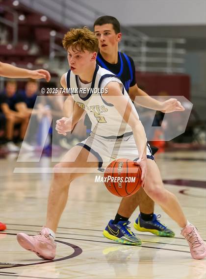 Thumbnail 2 in Brookeland vs. Perrin-Whitt (UIL Basketball 1A D1 Regional Final) photogallery.