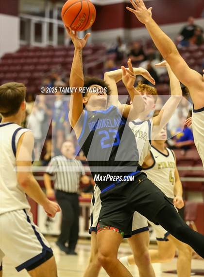 Thumbnail 2 in Brookeland vs. Perrin-Whitt (UIL Basketball 1A D1 Regional Final) photogallery.
