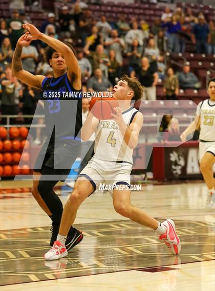 Thumbnail 3 in Brookeland vs. Perrin-Whitt (UIL Basketball 1A D1 Regional Final) photogallery.