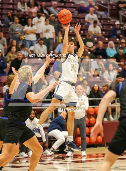 Thumbnail 3 in Brookeland vs. Perrin-Whitt (UIL Basketball 1A D1 Regional Final) photogallery.