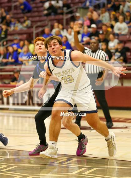 Thumbnail 1 in Brookeland vs. Perrin-Whitt (UIL Basketball 1A D1 Regional Final) photogallery.