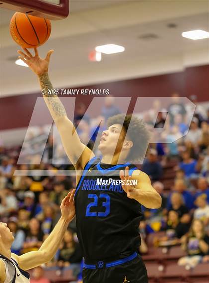 Thumbnail 1 in Brookeland vs. Perrin-Whitt (UIL Basketball 1A D1 Regional Final) photogallery.