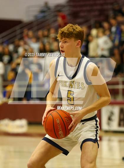 Thumbnail 2 in Brookeland vs. Perrin-Whitt (UIL Basketball 1A D1 Regional Final) photogallery.