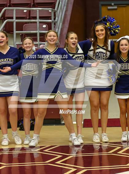 Thumbnail 1 in Brookeland vs. Perrin-Whitt (UIL Basketball 1A D1 Regional Final) photogallery.
